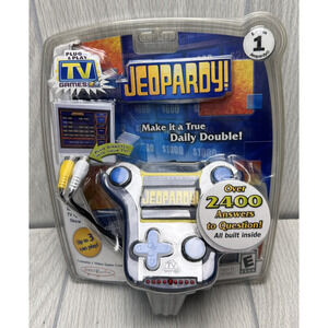 Jakks Jeopardy TV Game 2007 - Over 2400 Answers to Question Built In